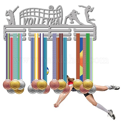 Support de mur d'affichage de support de cintre de médaille de fer de mode&nbsp;ODIS-WH0023-078-1