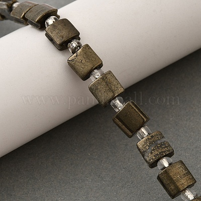 Natürliche Pyrit Perlen Stränge&nbsp;G-Z087-D02-1