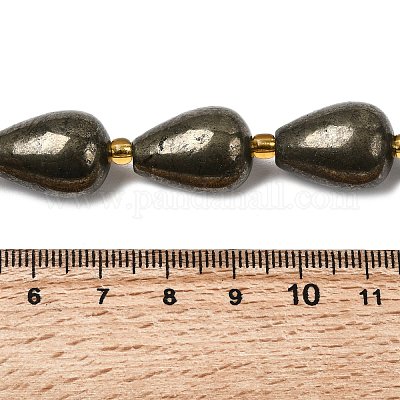 Natürliche Pyrit Perlen Stränge&nbsp;G-Z131-I01-01-1