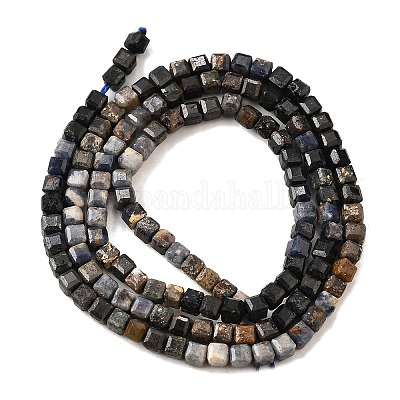Natürliche Saphirperlenstränge&nbsp;G-G259-B03-3x3mm-1