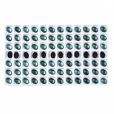 Durchscheinende k9 Glas Cabochons&nbsp;GGLA-Q084-001D-1