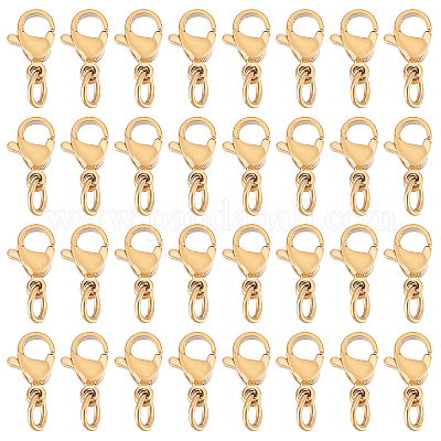 50pcs Clasps, Lobster Claw 50pcs DIY Jewelry Accessories,Lobster