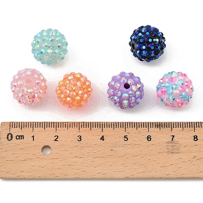 Perline di resina strass&nbsp;FIND-P027-G-1