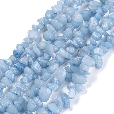 Gefärbte natürliche Aquamarin Perlen Stränge&nbsp;X-G-F703-12-1