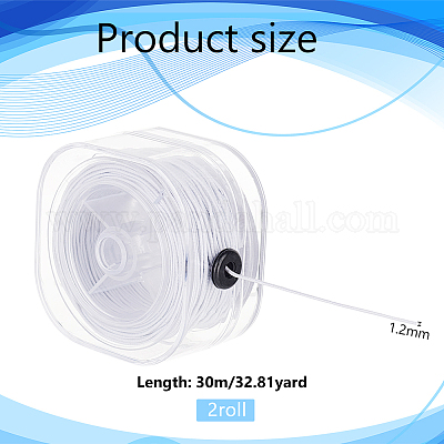 Cordon élastique rond en polyester&nbsp;EC-WH0026-018B-01-1