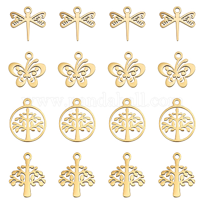 Wholesale Stainless Steel Mix Style Pendant Charms