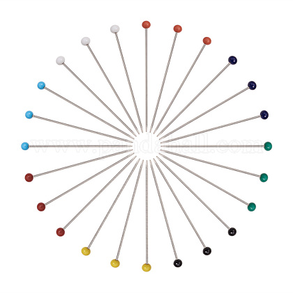 Multicolor 1 Box Länge 37mm runden Ball Karte heftet Push-Pins mit Nadelspitzen FIND-N0002-001-B-1