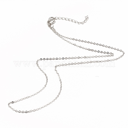 Iron Cable Chain Necklace Making MAK-I019-01B-P-1