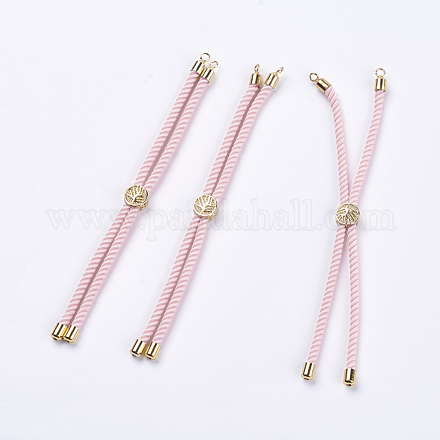 Nylon Twisted Cord Bracelet Making X-MAK-F018-13G-RS-1