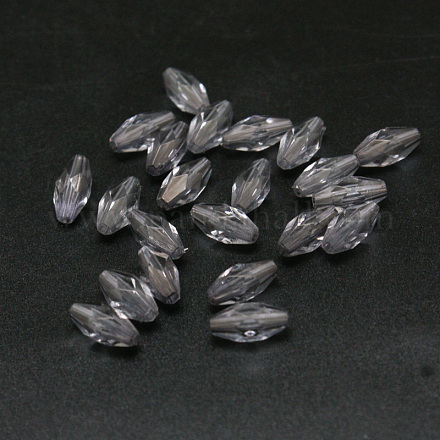 Perles en acrylique transparente PLRC5X11MM45-1