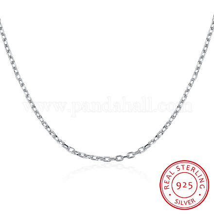 925 Sterling Silver Chain Necklaces NJEW-BB19826-2-1