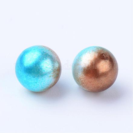 Perles acryliques de perles d'imitation OACR-S013-6mm-02-1