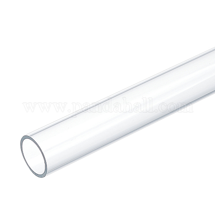 OLYCRAFT 12x1 Inch Acrylic Round Tube Clear Rigid Acrylic Pipe Clear Round Tube Hollow Round Bar Rod for DIY Crafts Lamps Aquarium Fish Tank Architectural Model Making AJEW-WH0324-76A-1