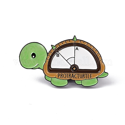 Word Protracturtle Enamel Pin JEWB-A005-02-03-1