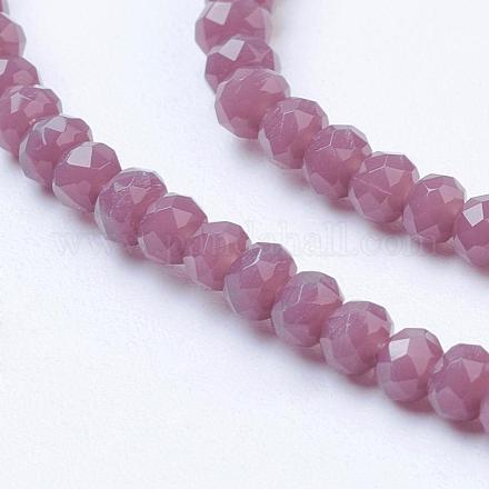 Imitation Jade Glass Beads Strands GLAA-R135-2mm-26-1