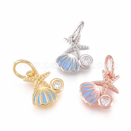 Charms in ottone ZIRC-L070-79-1