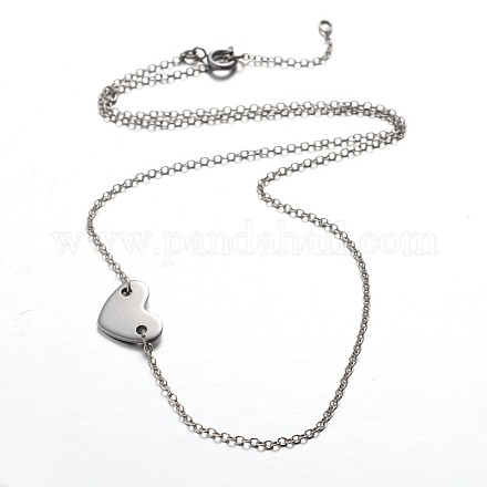 Colliers pendants chaînes de câbles en laiton NJEW-JN01170-1
