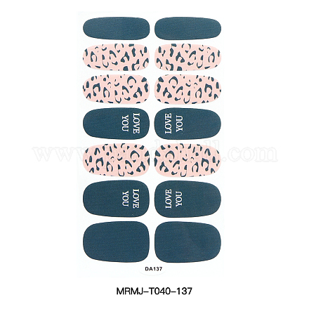 Nagelkunstaufkleber der vollen Abdeckung MRMJ-T040-137-1
