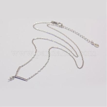 925 Sterling Silver Necklace Making STER-F023-06-1