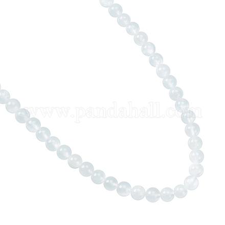 Arricraft natürliche Selenit Perlen Stränge G-AR0001-79-1