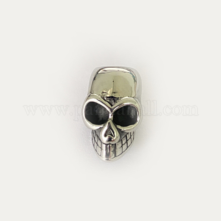 Skull 304 Stainless Steel Beads STAS-I037-63A-1
