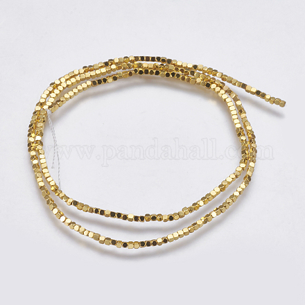 Electroplate Non-magnetic Synthetic Hematite Bead Strands X-G-K237-08P-1