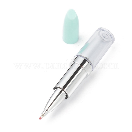 Lippenstiftform leere Tube Kugelschreiber mit schwarzer Tinte DIY-H123-A02-1