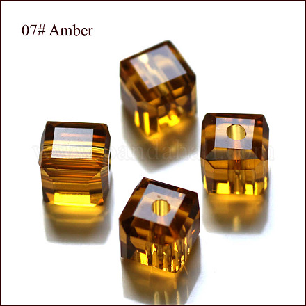 Abalorios de cristal austriaco de imitación SWAR-F074-8x8mm-07-1