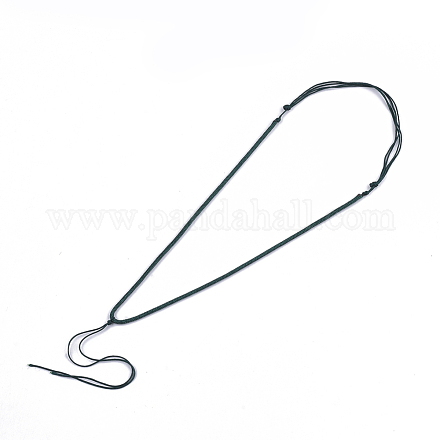Nylon Cord Necklace Making MAK-T005-04A-1