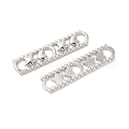 304 Stainless Steel Connector Charms STAS-L268-036P-1