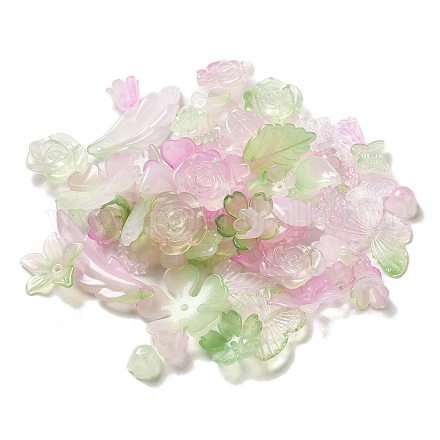Perles en acrylique de gelée d'imitation OACR-H039-02E-1