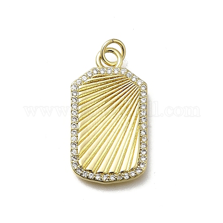 Латунные микро проложить кубического циркония подвески X-KK-C090-16G-1