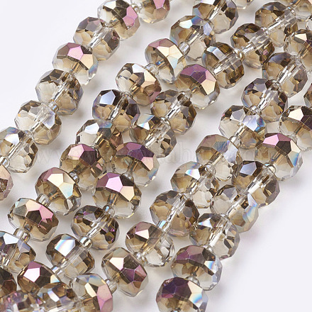 Chapelets de perles en verre électroplaqué EGLA-E051-HR10mm-B01-1