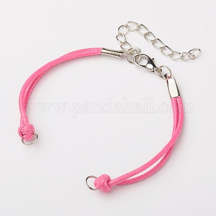 Korean Waxed Polyester Cord Bracelet Making AJEW-JB00033-02-1