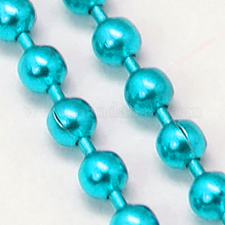 Iron Ball Bead Chains CH-E002-1.5mm-Y03-1