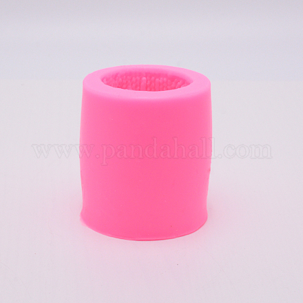 Wool Pattern Column Silicone Candle Molds DIY-WH0175-60-1