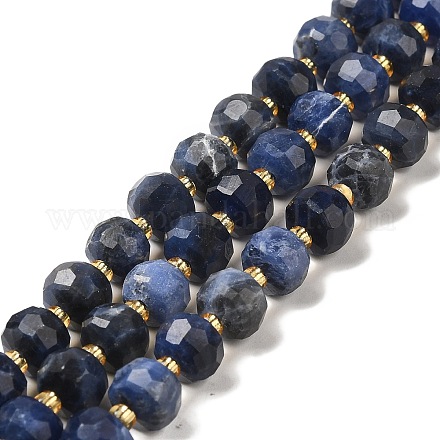 Chapelets de perles en sodalite naturelle G-P508-A10-01-1