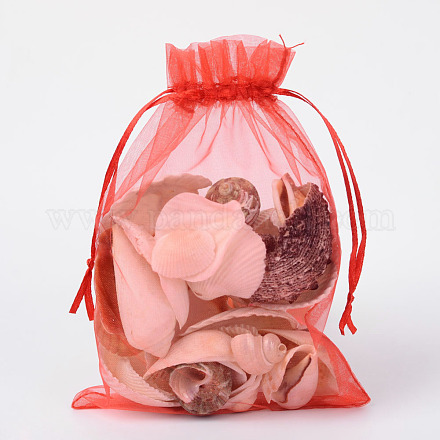 Organza Gift Bags with Drawstring OP-R016-13x18cm-01-1