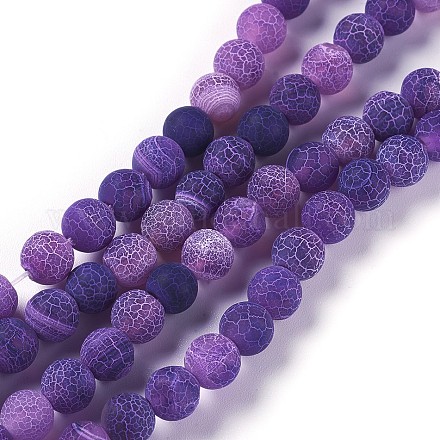Natural Weathered Agate Beads Strands X-G-P414-A03-1