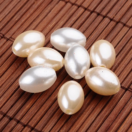 Rice Imitation Pearl Acrylic Beads OACR-L004-5152-1
