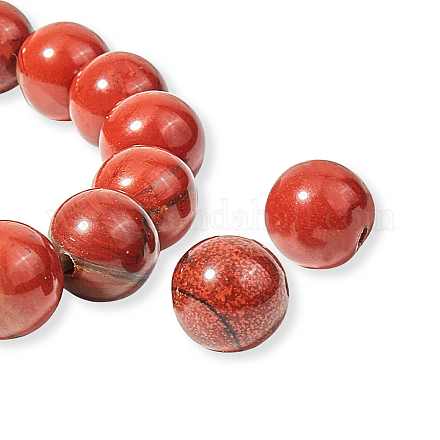 OLYCRAFT 96pcs 8mm Natural Red Agate Beads Red Marble Bead Strands Round Loose Gemstone Beads Energy Stone for Bracelet Necklace Jewelry Making G-OC0001-13-1