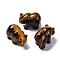 Natural Tiger Eye Display Decorations, Home Decoration Supplies, Polar Bear, 34~36x48~50x26~28mm