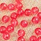 Transparent Acrylic Beads, Round, Salmon, 8mm, about 2160pcs/500g.
