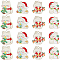 16Pcs 4 Styles Christmas Theme Alloy Enamel Pendants, Light Gold, Cat Charm, Mixed Color, 26~30x25.5~27x1.5mm, Hole: 2.1mm, 4pcs/style