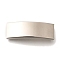 304 Stainless Steel Beads, Rectangle, Stainless Steel Color, 13.5x38.5x8mm, Hole: 12x3mm