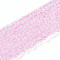 Transparent Glass Beads Strands, Faceted Round, Pearl Pink, 2.3x2mm, Hole: 0.8mm, about 145~150pcs/strand, 34~35cm