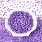 Baking Paint Glass Seed Beads, Rondelle, Medium Purple, 4~5x2mm, Hole: 1mm, about 25000 pcs/1000g
