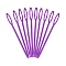 Plastic Knitting Needle, Sewing Needles, Medium Orchid, 90mm
