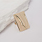 Geometric Zinc Alloy Statement Rings for Women, Rectangle,