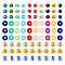 Pandahall DIY Jewelry Making Finding Kit, Including Polymer Clay & Acrylic & CCB Plastic & Glass Beads, Mixed Color, 3~7x1~4.5mm, Hole: 0.4~2mm